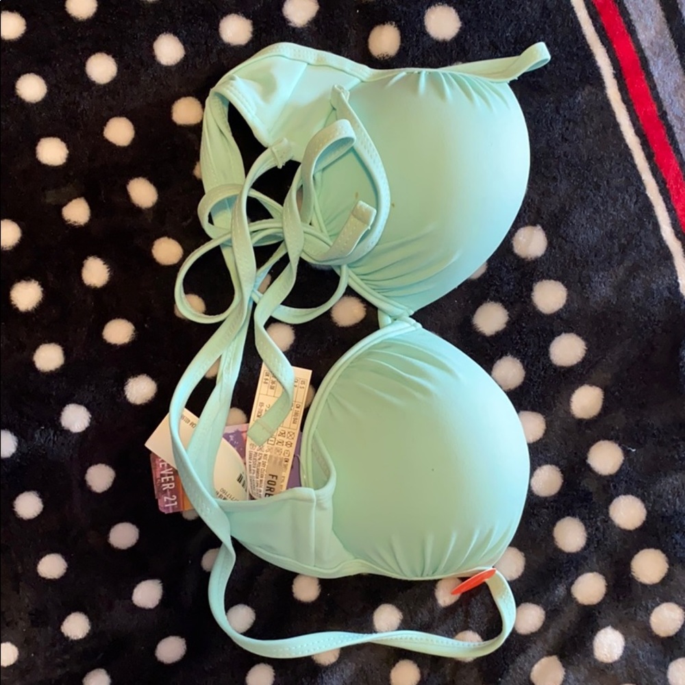 Light blue swim top